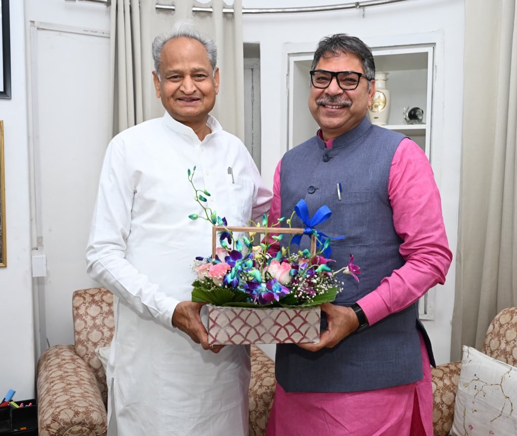 Satish Poonia Ashok Gehlot