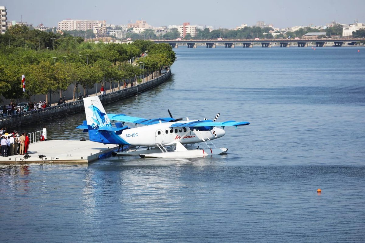 Sea Plane Ahmedabad Prime Time Bharat