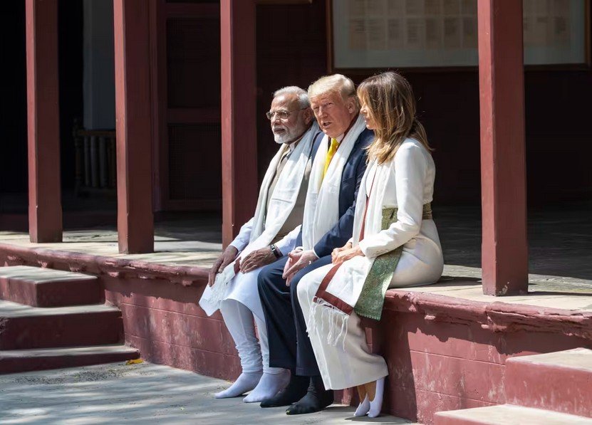 Trump Modi Sabarmati Ashram Prime Time Bharat