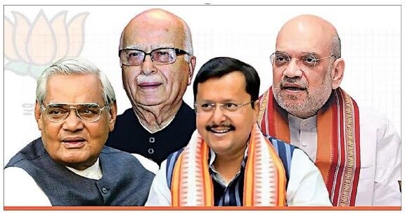 BJP: नरेंद्र मोदी बोले - 'अब नितिन नबीन मेरे बॉस, और मैं उनका कार्यकर्ता', पीएम ने ऐसे किया नए अध्यक्ष का स्वागत 3 BJP Presidents Atal Advani Amit Shah Nitin Prime Time Bharat e1768895770239