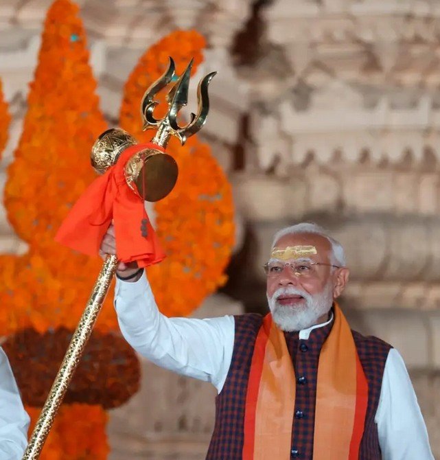 Somnath: सोमनाथ की आस्था के आंचल में संवरता सियासत का शिखर Somnath Trishul Narendra Modi Prime Time Bharat 1