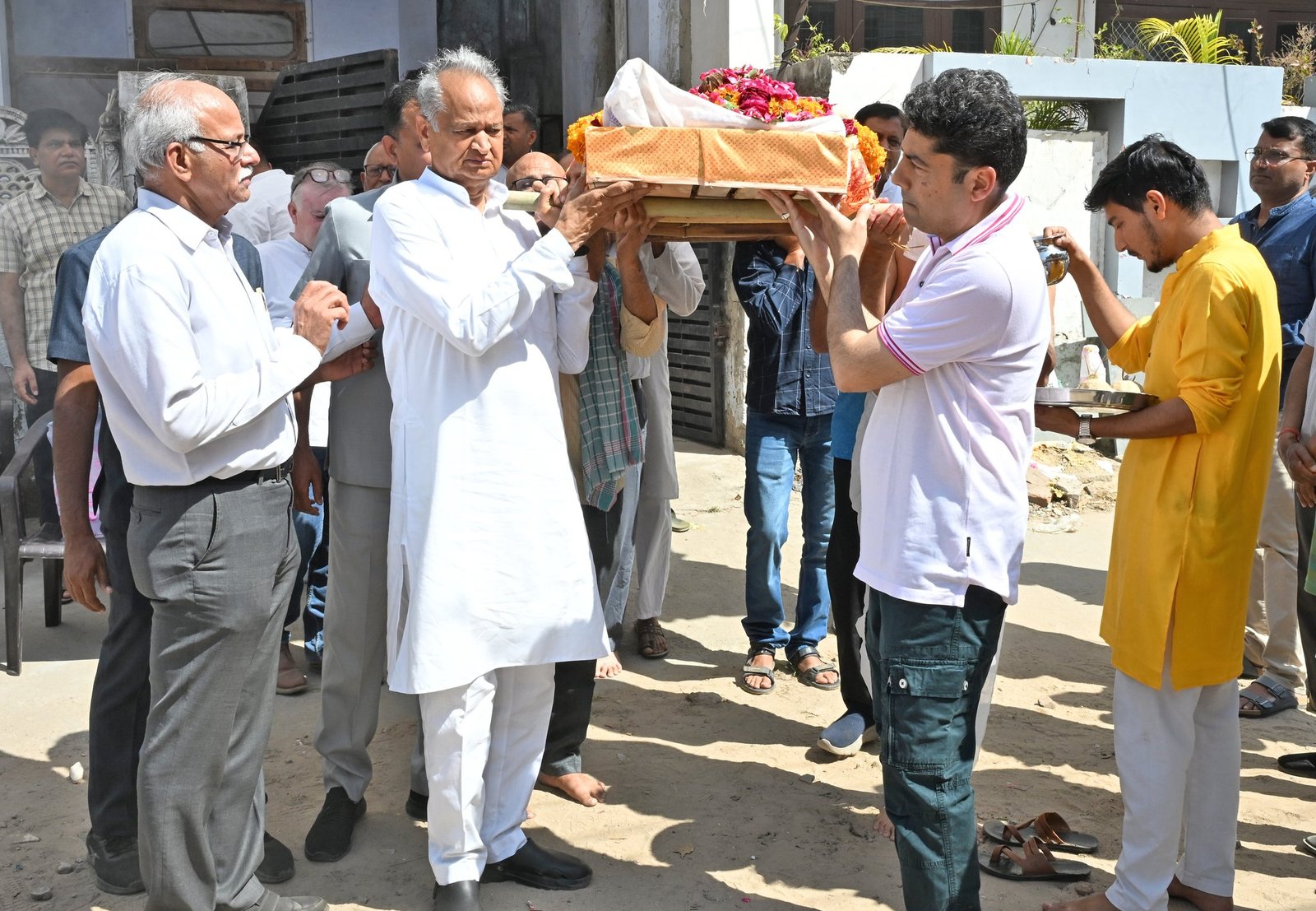 Ashok Gehlot Narayan Bareth Prime Time Bharat