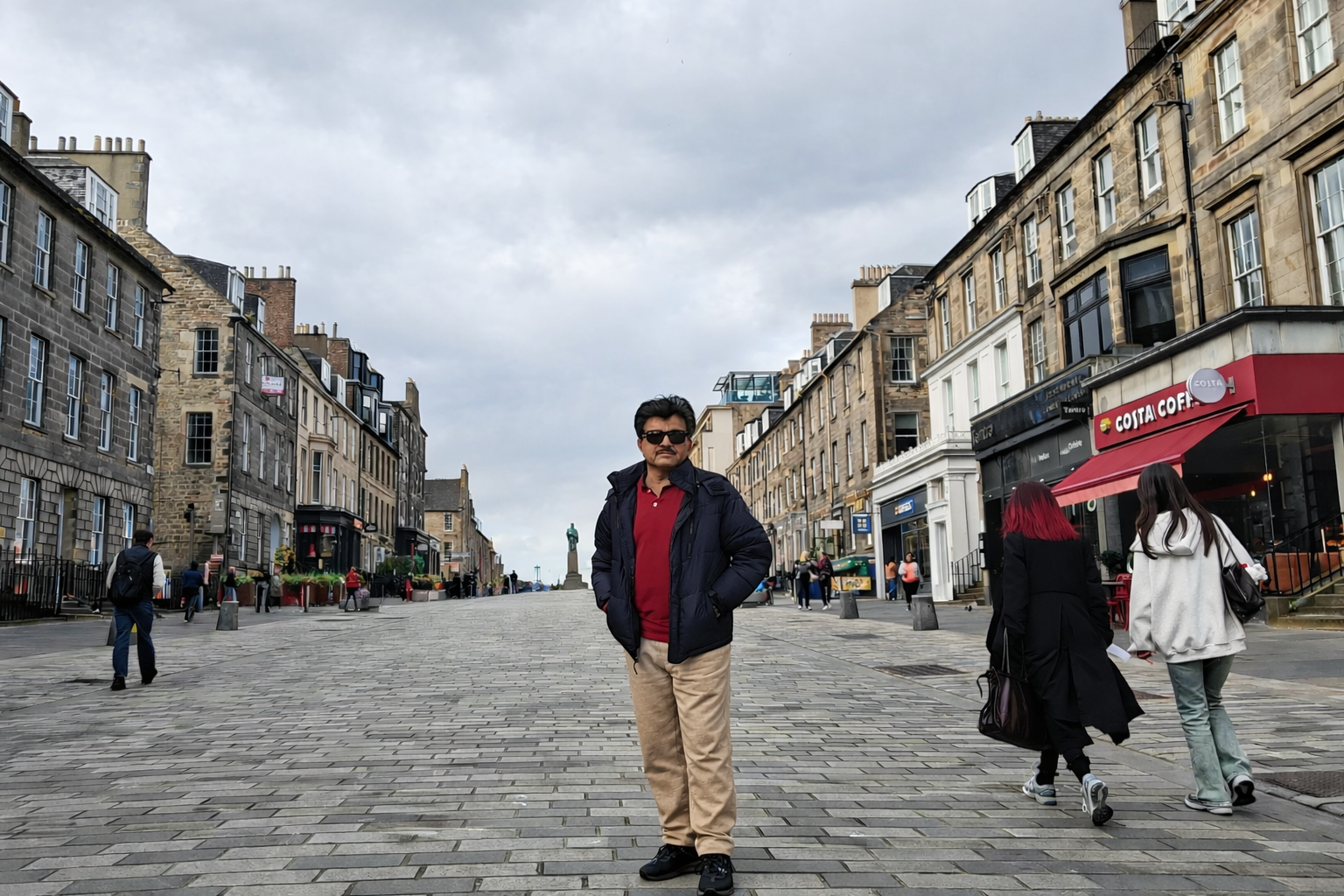 Edinburgh: एडिनबर्ग... एक शहर जो चुपचाप यादों में समा जाता है! 3 Niranjan Parihar Edinburghs historic street