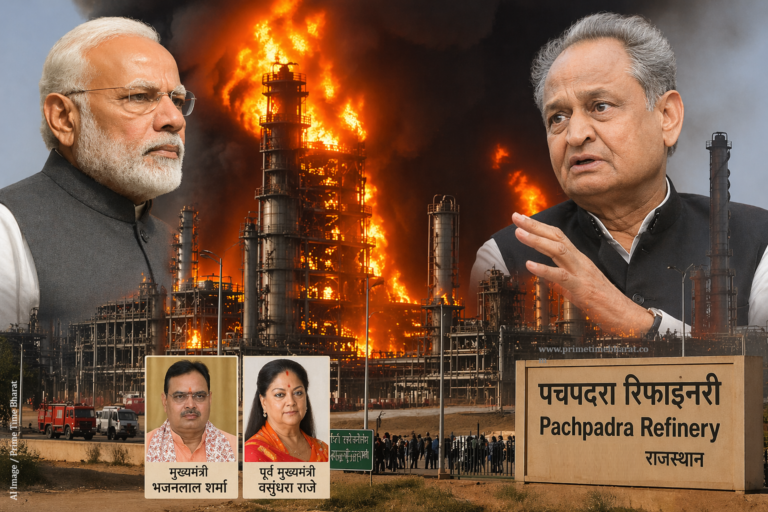 Pachpadara refinery Fire Politics Prime Time Bharat