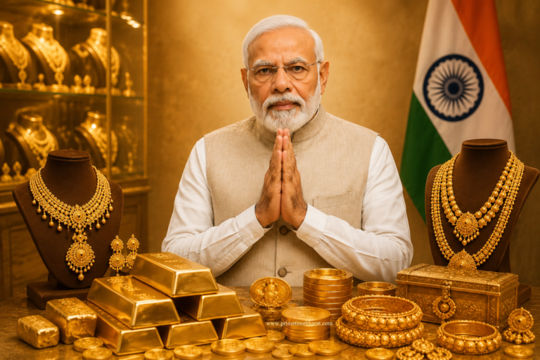 Gold Import Duty Appeal Narendra Modi Prime Time Bharat