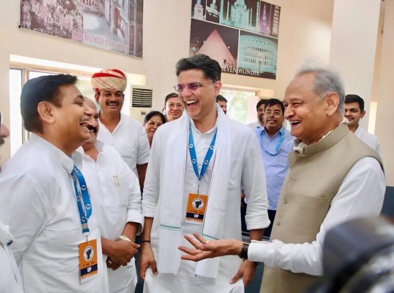 Ashok Gehlot Sachin Pilot Govindsingh Dotasra Tikaram Julie Kota Prime Time Bharat