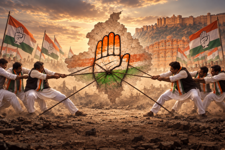 Rajasthan Nikay Chunav 2026: बगावत और गुटबाजी से डूबी कांग्रेस, संगठन सर्जन या संगठन विसर्जन? Rajasthan Conngress Scrnerio Prime Time Bharat