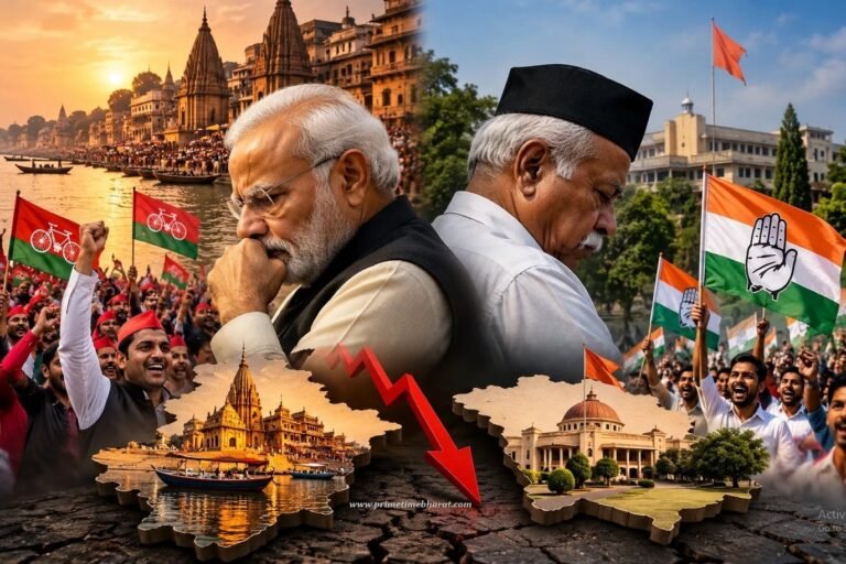 BJP: वाराणसी और नागपुर विधान परिषद चुनाव में हार से क्या सबक लेगी बीजेपी ? Varanasi Nagpur BJP Defeat Narendra Modi Mohan Bhagwat Prime Time Bharat